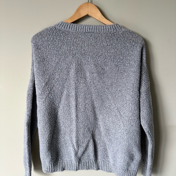 Sparkle & Fade Wool  Sweater Gray Size Medium - Picture 3 of 4